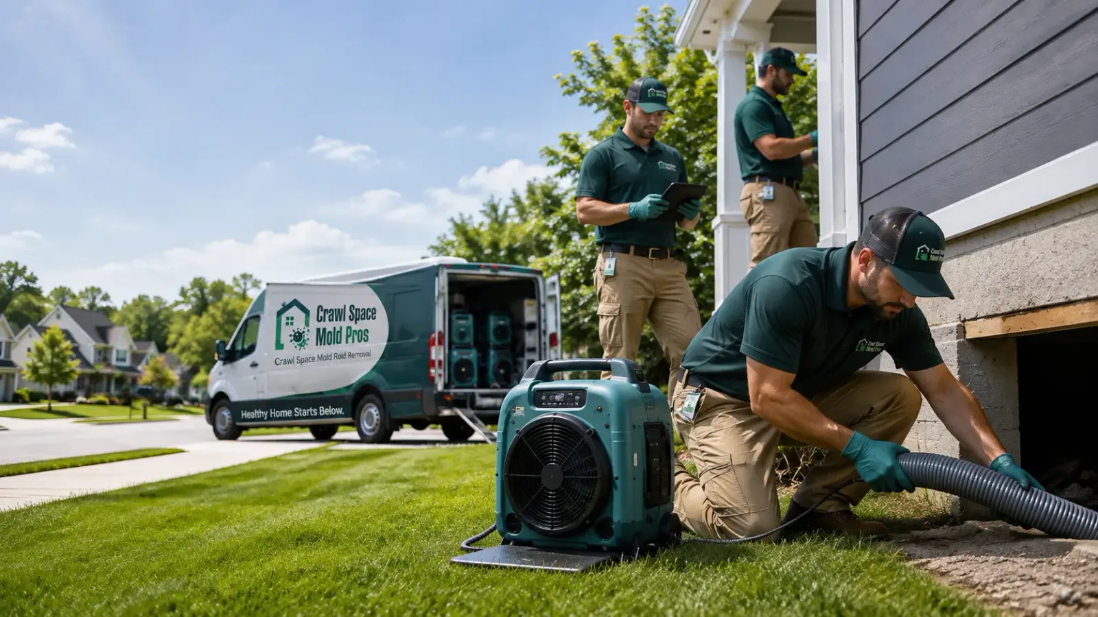 Crawl Space Mold Removal in Bristol, VA